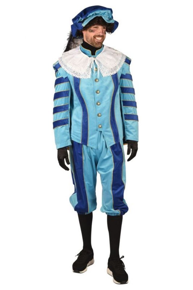 Pietenpak Cadiz Kobaltblauw-Turquoise met cape