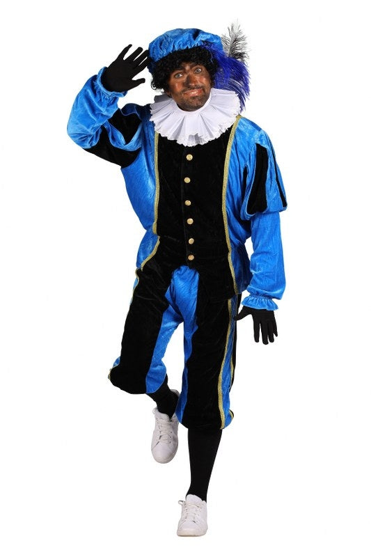 goedkoop pietenpak blauw zwart
