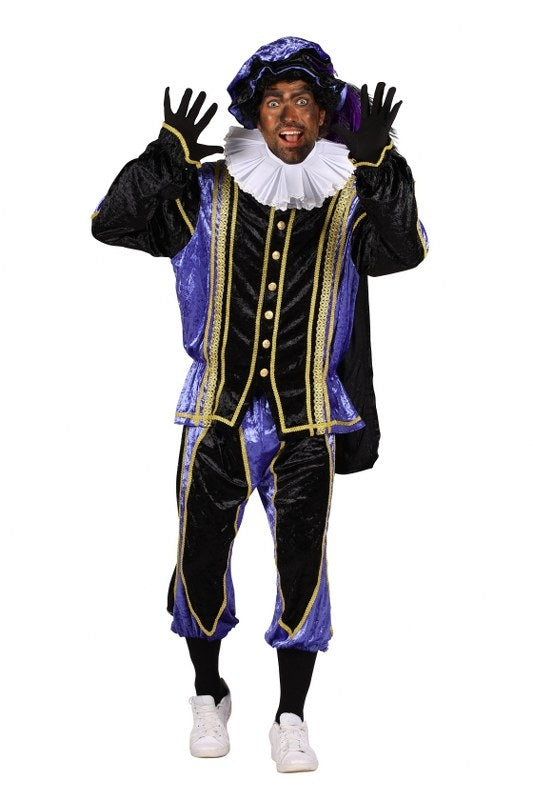 pietenpak Bilbao paars zwart