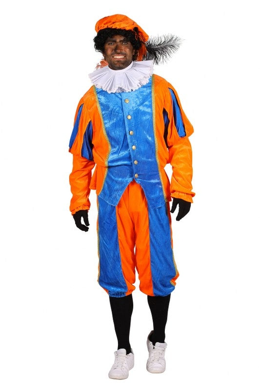 pietenpak oranje blauw