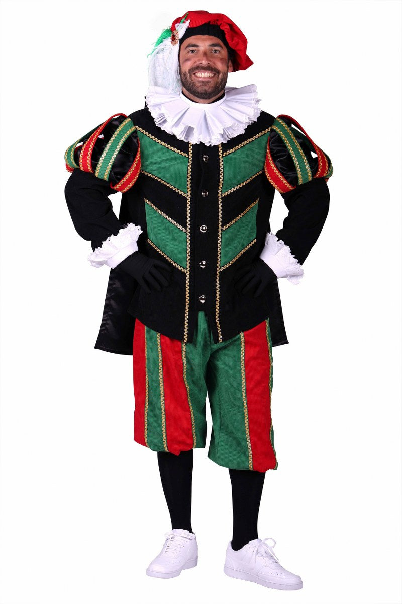 Pietenpak Pamplona Zwart groen rood
