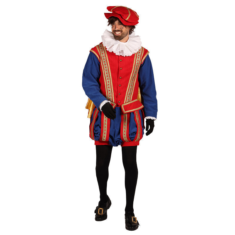 Pietenpak Rib Amsterdam Rood-Blauw