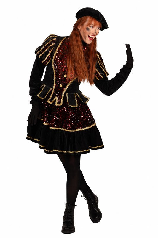 Dames Discopiet Altea Rood pailletten