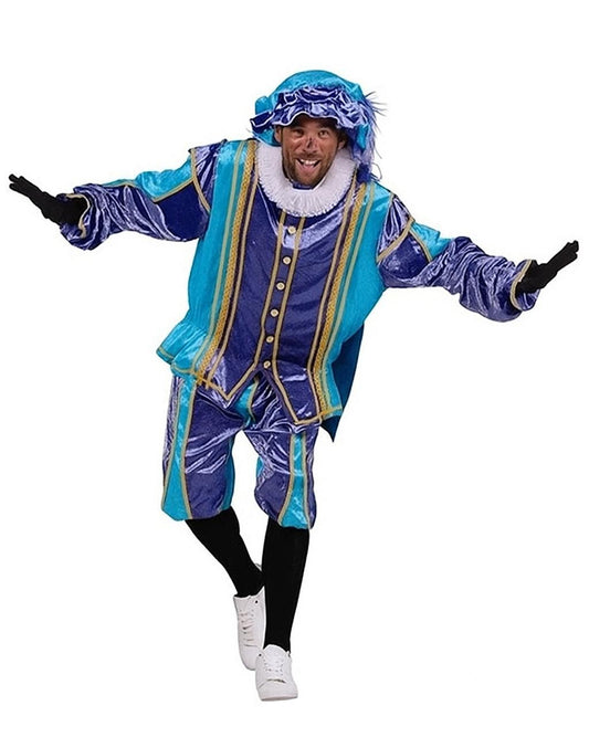 Pietenpak Bilbao met cape Blauw